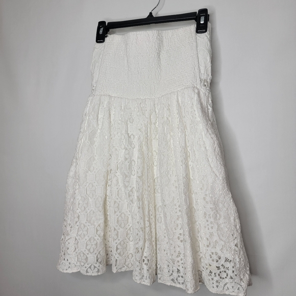 Lilly Pulitzer White Strapless Lace Dress - Picture 12 of 12